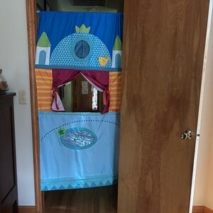 Colorful Playhouse Doorway Curtain